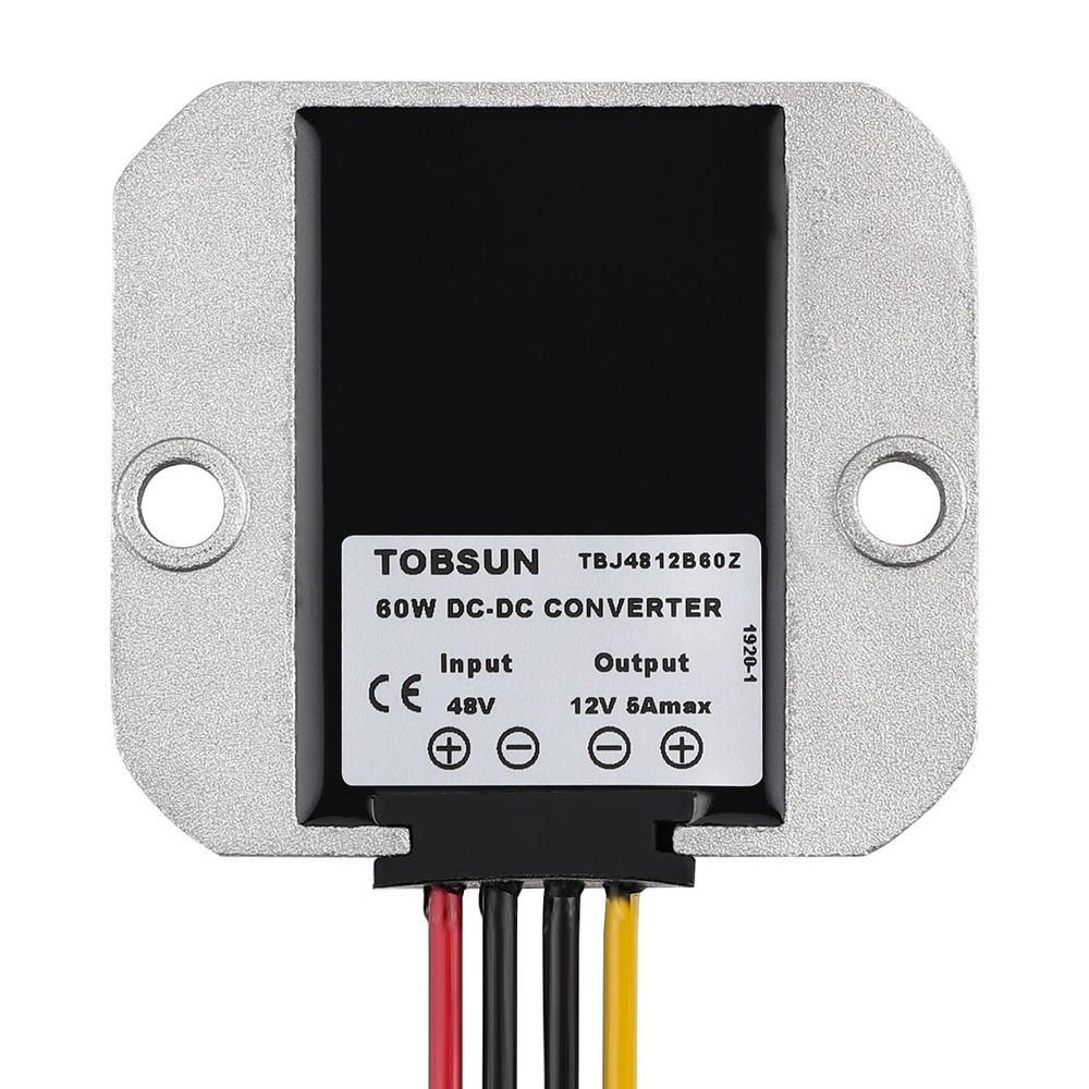 DC 48V to DC 12V 5A 60W Converter Step Down Voltage Regulator Reducer Waterproof