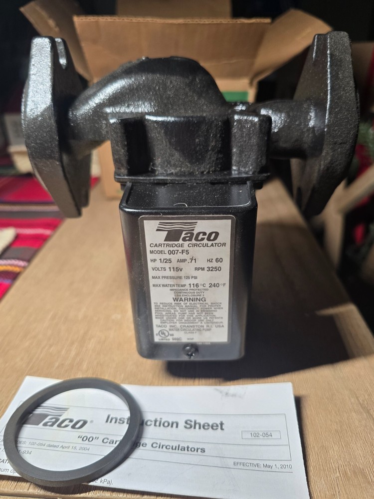 Taco 007-HF5 Circulator Pump "Black"