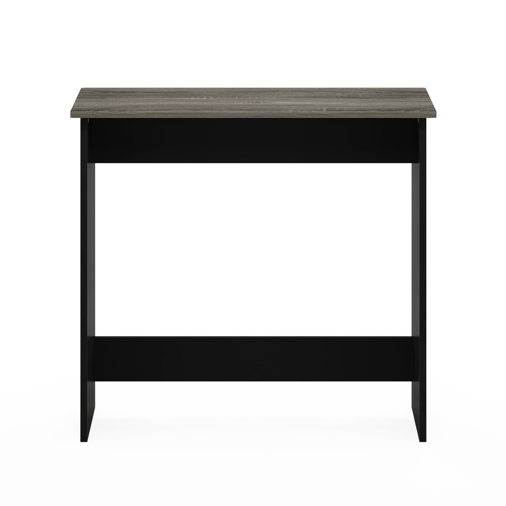 Simplistic Study Table Columbia Walnut W Space Saving & Sturdy Construction