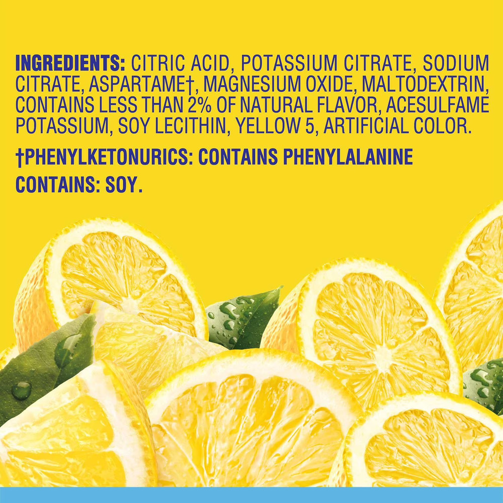 2 PACK - 16 Crystal Light Lemonade Mix Powdered Drink Mix (Total 32 Packets)