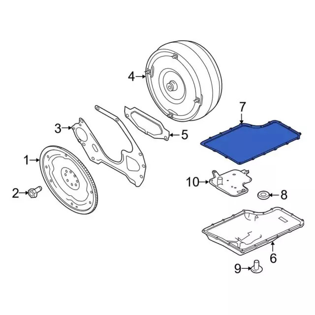 Genuine Ford Gasket BC3Z-7A191-B