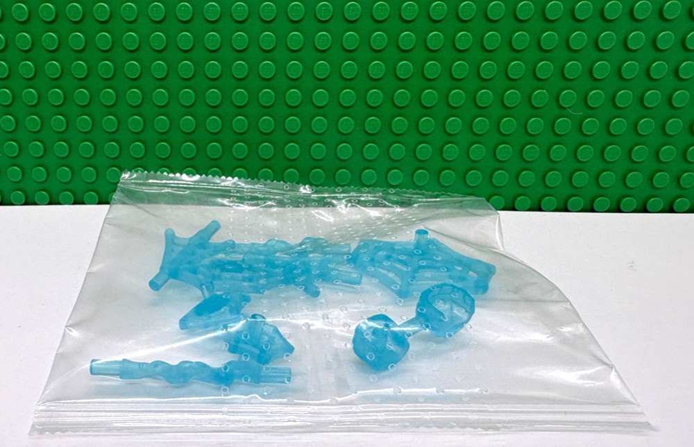 Lego Spider Man Trans Light Blue 9 pc Web Accessories Blast Effect Marvel NEW