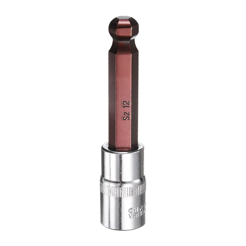 12mm Ball End Hex Bit Socket 1/2" Square Drive Metric Extension Impact Bit