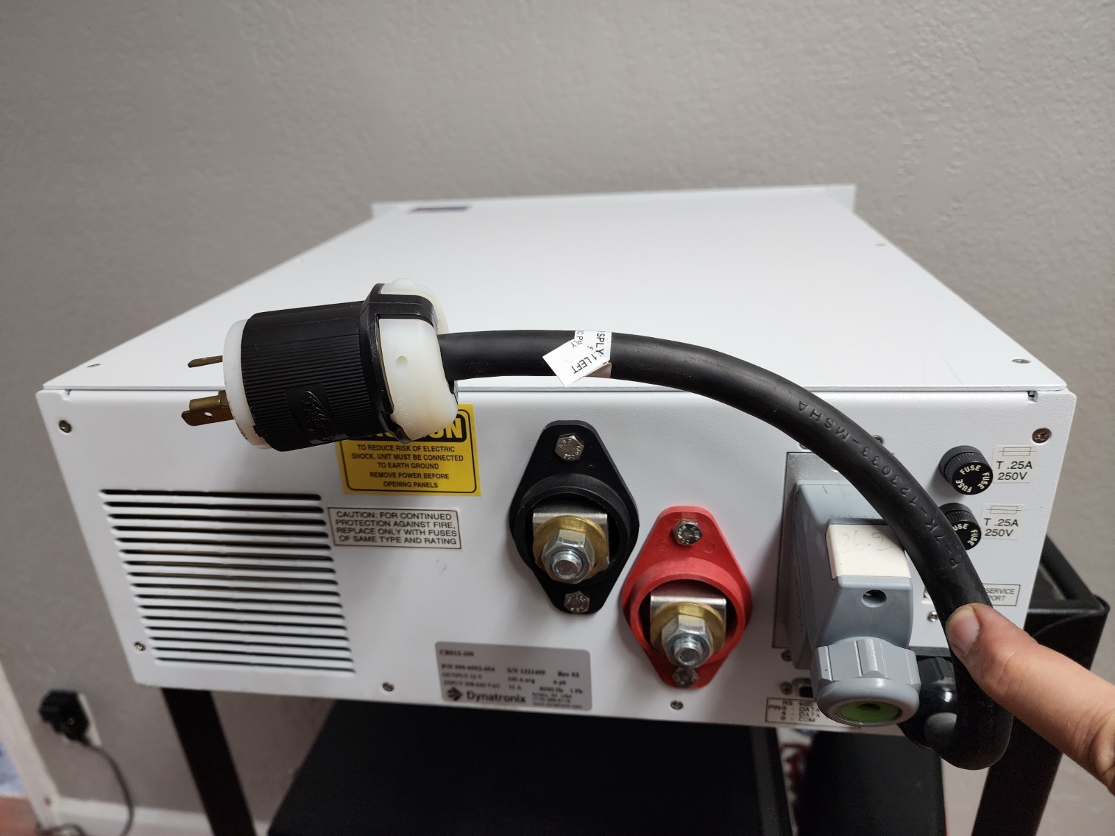 Dynatronix CRS12-100 DC Power Supply, Output 12V 100A