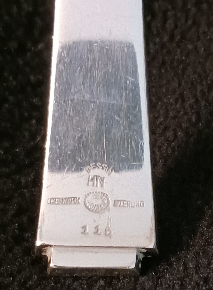 Georg Jensen Pyramid sterling silver napkin ring