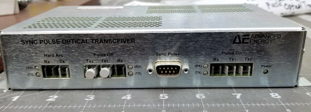ADVANCED ENERGY SYNC PULSE OPTICAL TRANSCEIVER 3152027-000-D [A10B3]
