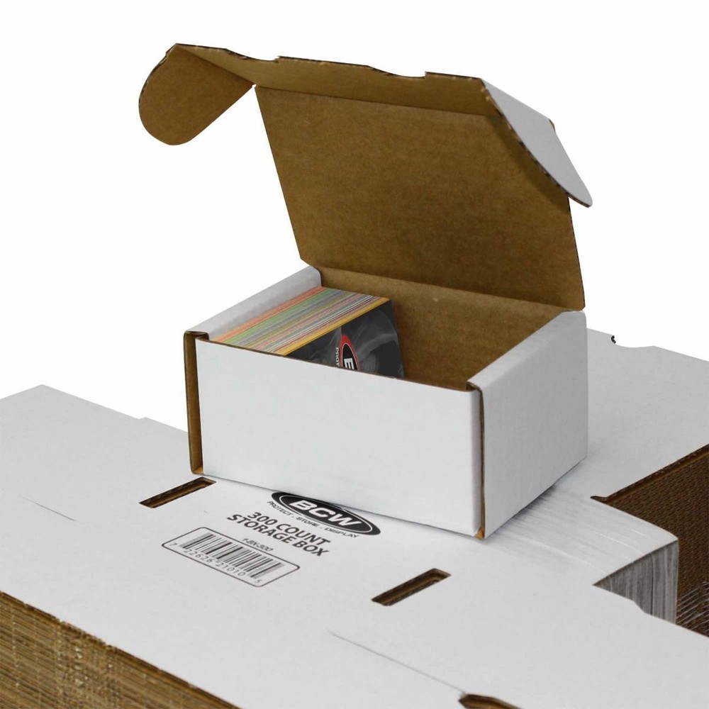 8 BCW 300 Count Card Storage Boxes
