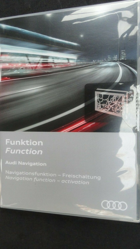 NEW GENUINE AUDI Q2 SATELLITE NAVIGATION ACTIVATION DOCUMENT - 81A063192