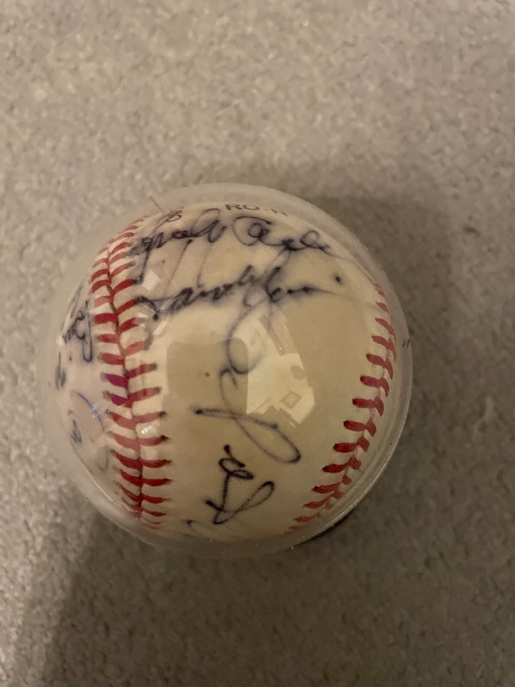 1985 Chicago Diamond Dinner Auto. Program + Associated Auto baseball