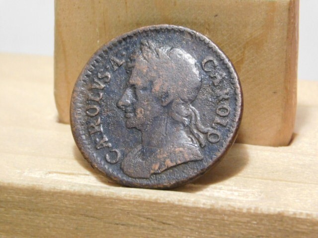 1673 Great Britain Charles II farthing