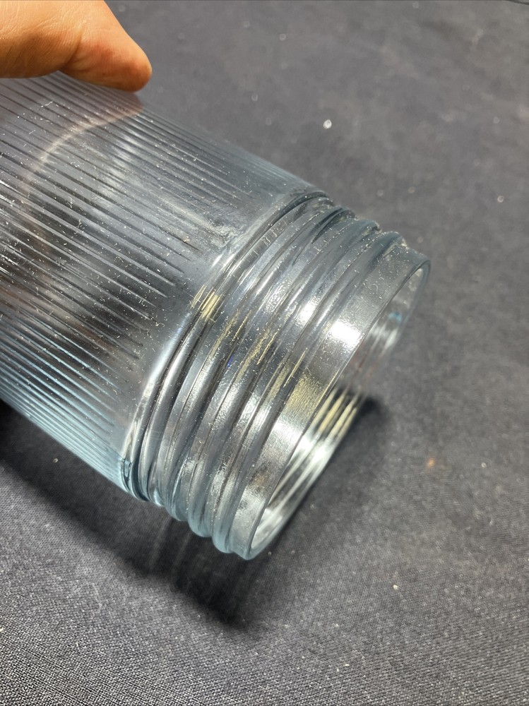 Replacement 6-1/2" x 3-1/4" diameter Threaded Clear Glass Explosion Proof Globe