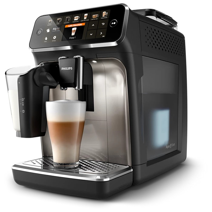 Philips 5400 LatteGo Automatic Espresso Machine, Silver - EP5447/94