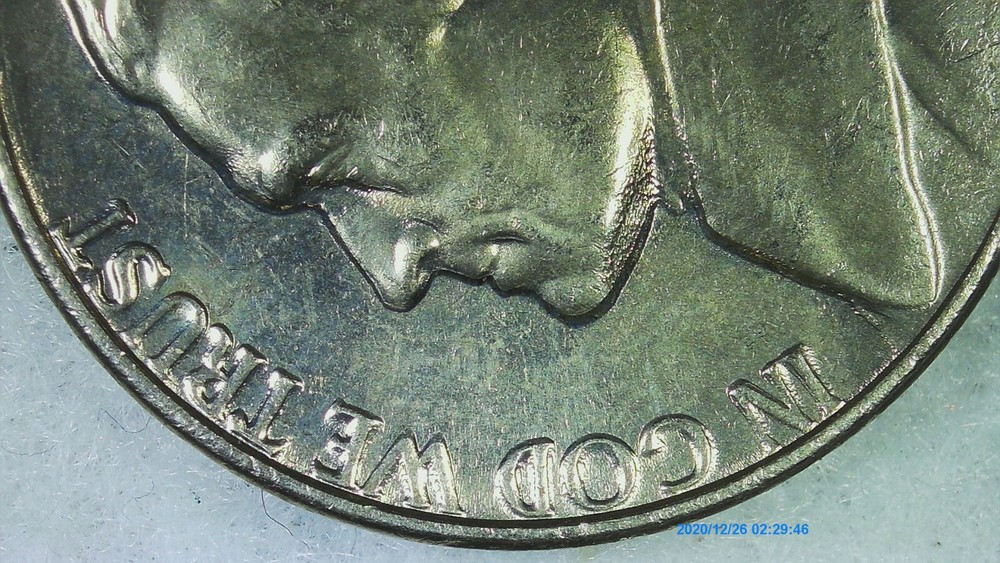 1962 Jefferson Nickel Error DDO MS Uncirculated