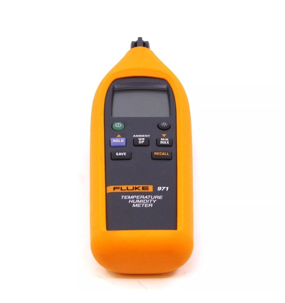 Fluke 971 Temperature Humidity Meter Quick-response Capacitance Sensor IAQ