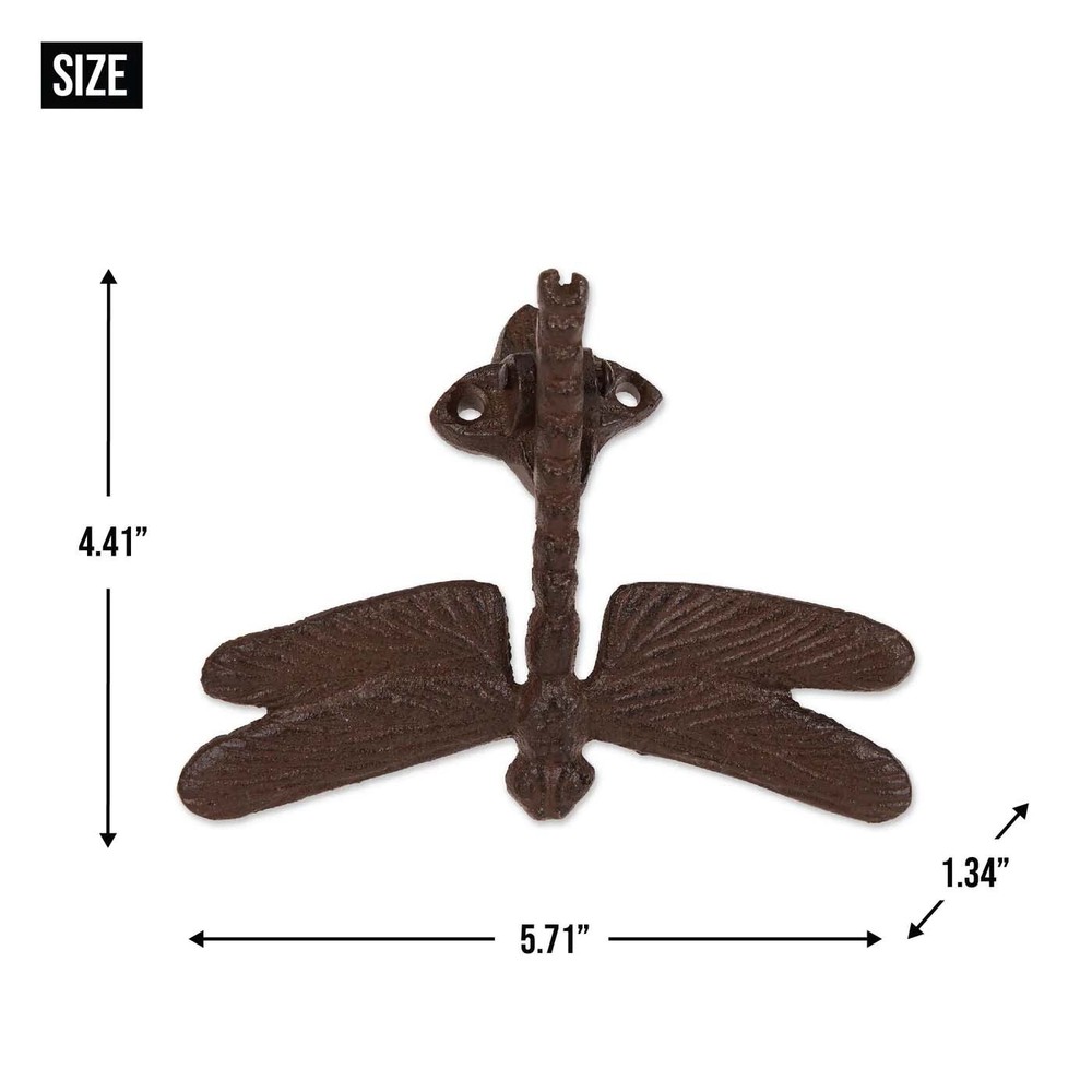DRAGONFLY DOOR KNOCKER CAST IRON