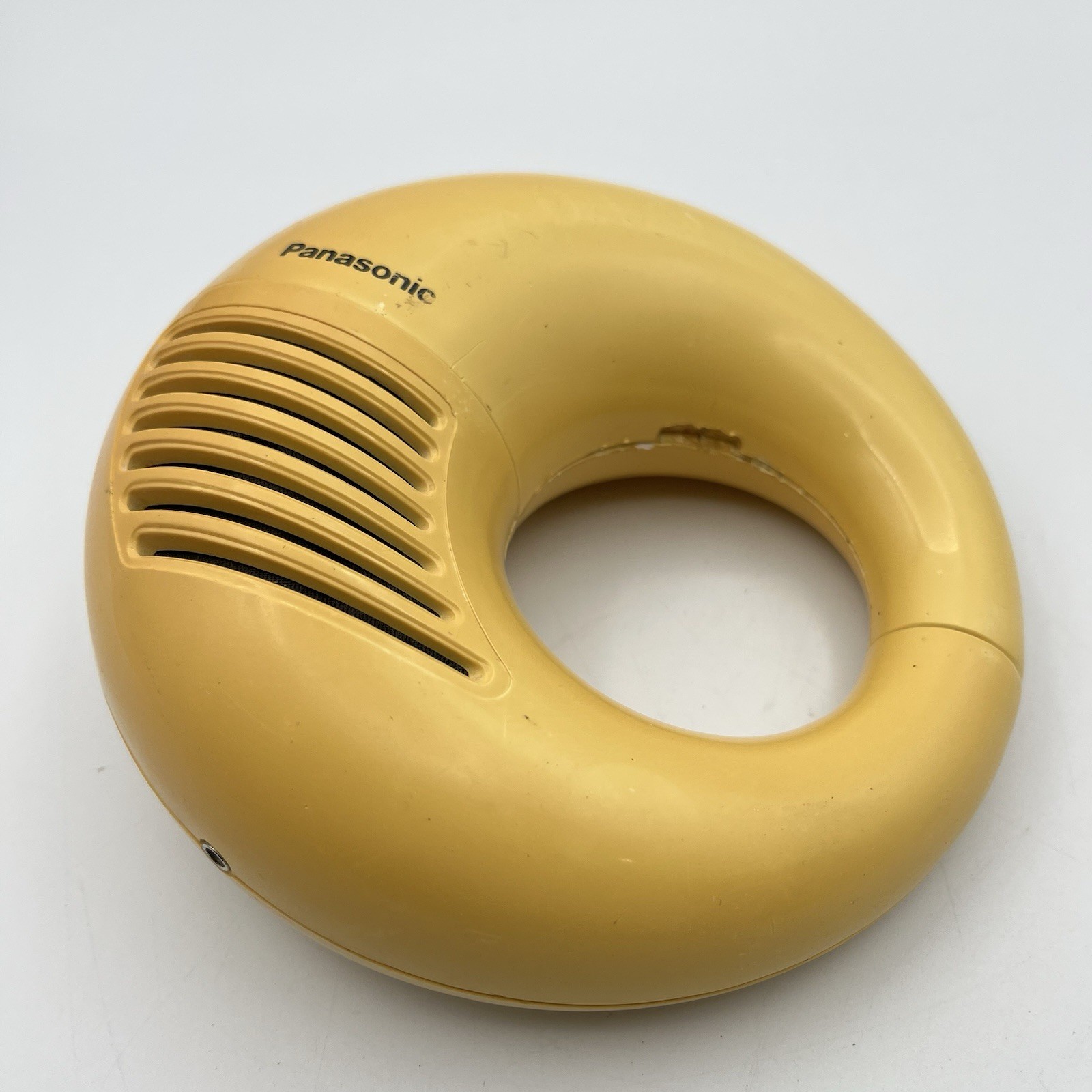 1972  Panasonic Toot-A-Loop AM Wrist Radio - R-72 - Cream (White?) - Works