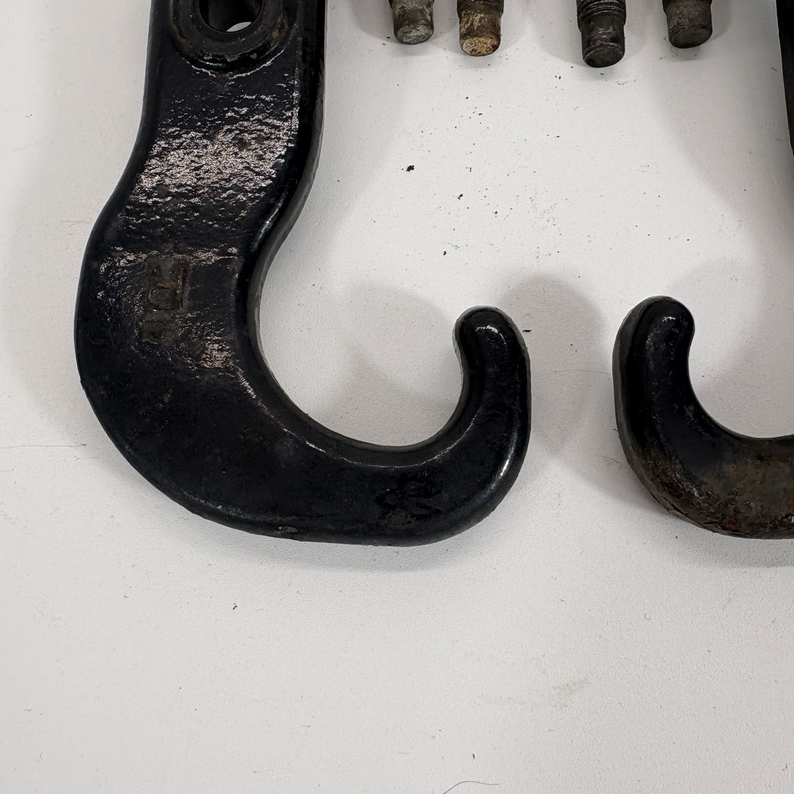 Front Tow Recovery Hooks Pair OEM with Bolts for 2004-2015 Nissan Titan Armada