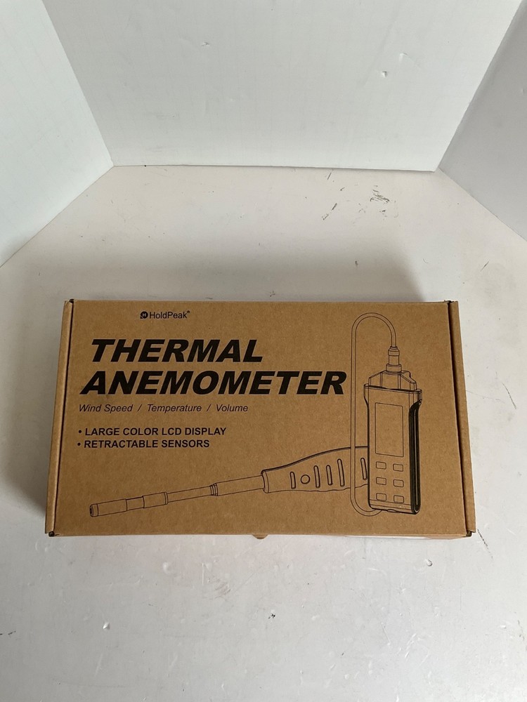 HOLDPEAK AP-5000Y Hot Wire Anemometer Open Box Complete