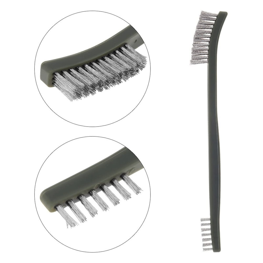 Versatile 3-Piece Wire Brush Set for Efficient Rust and Paint Removal