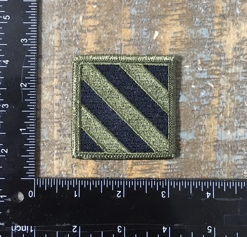 Vintage US Army 3rd Infantry Division Subdued SSI Patch