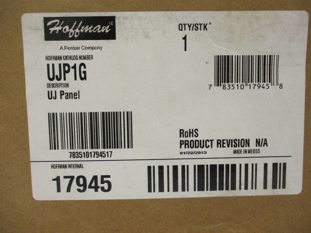 *NEW* HOFFMAN UJP1G / 17945 UJ PANEL