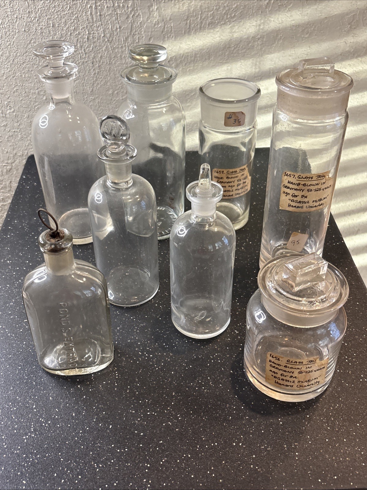 RARE OLD GLASS- 1900+ - Germany, USA, Holland, From 4.5” To 9” The Tallest