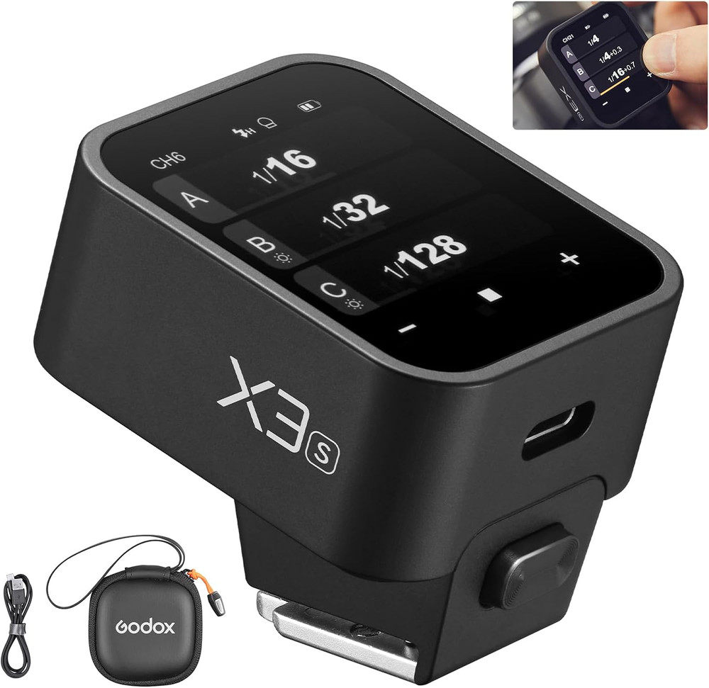 X3S X3-S TTL Wireless Flash Trigger for Sony Camera,Oled Touchscreen Flash Trans