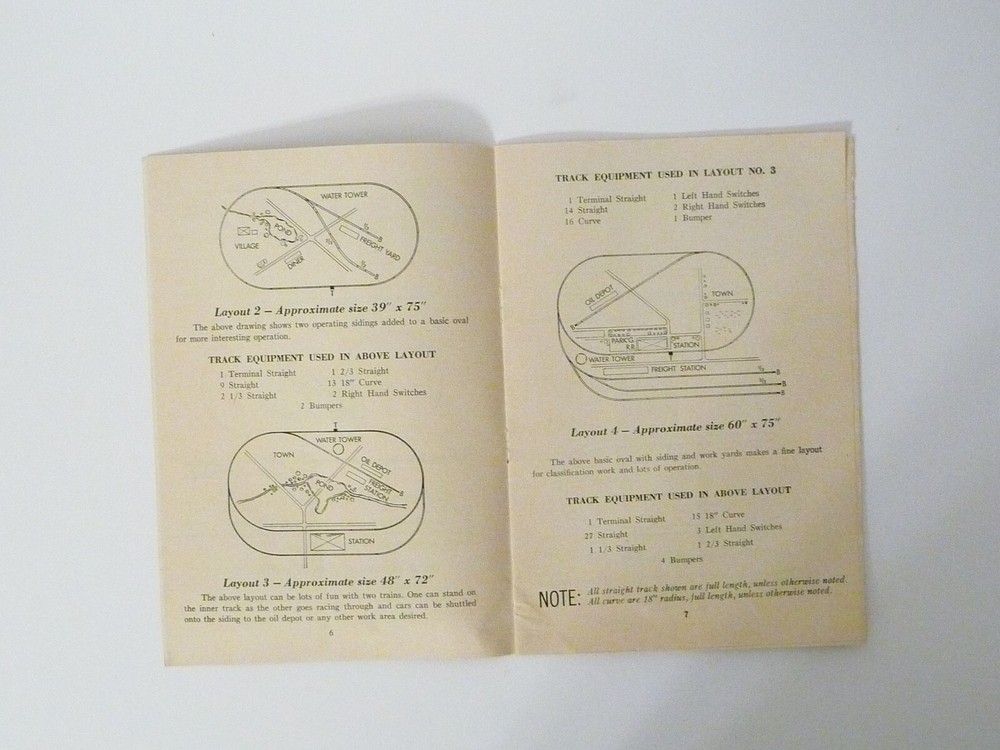 Gilbert Instructions for Assembling and Operating HO Trains 1955 Vintage