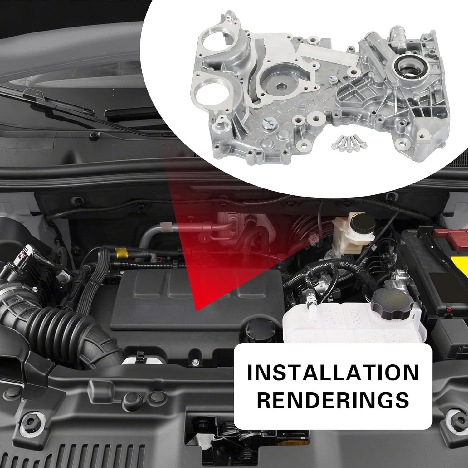 Timing Cover for 2011-2021 GM Cruze Sonic Trax Buick 1.4L 25199424 55562788 NEW