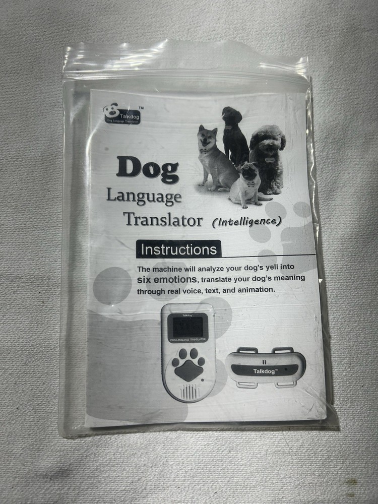 Talkdog Dog Language Translator Pet Collar Device Set USB