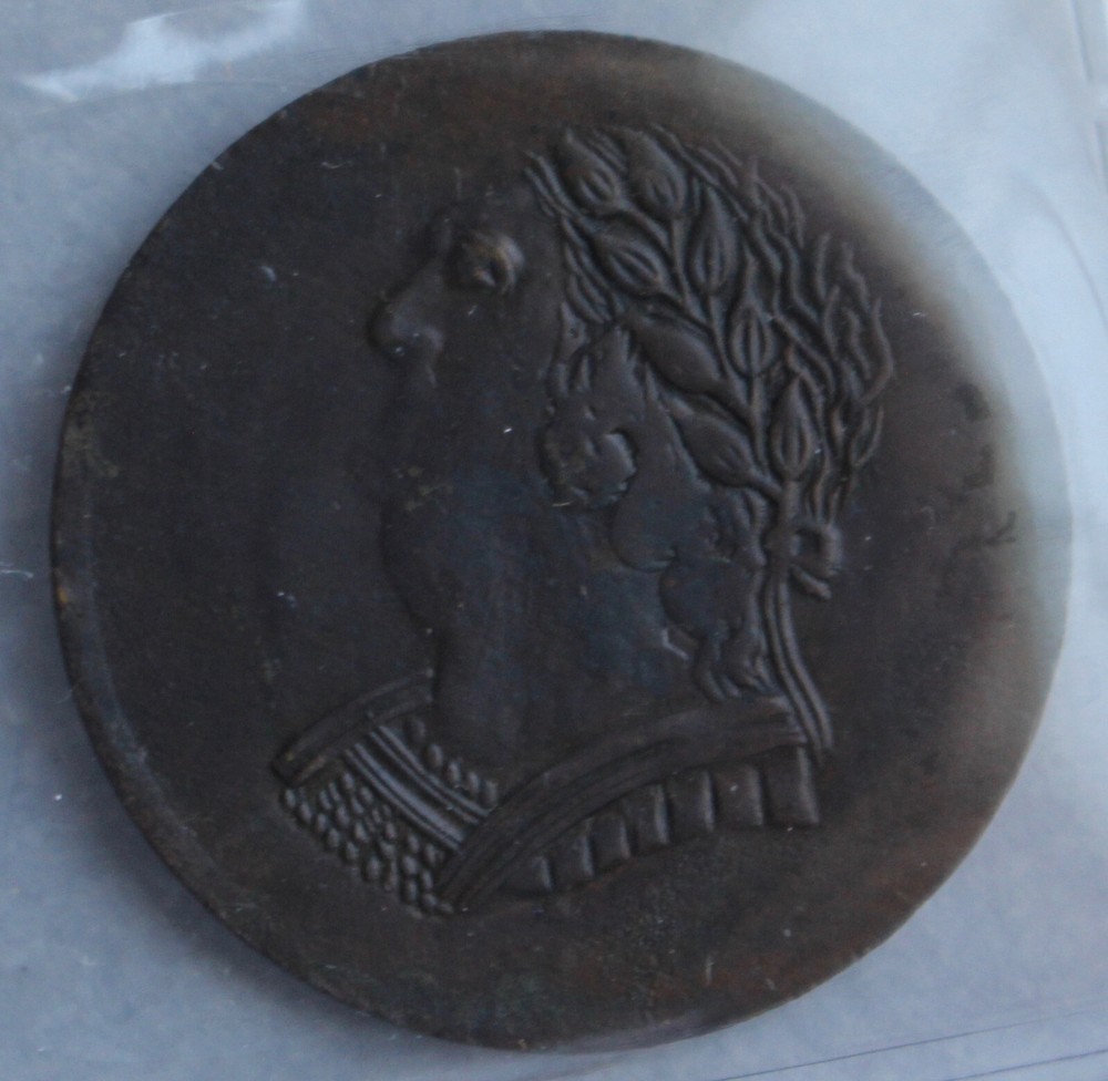 1820 Lower Canada BUST & HARP TOKEN CH#LC60E2 - BR# 1012 - ICCS MS-60