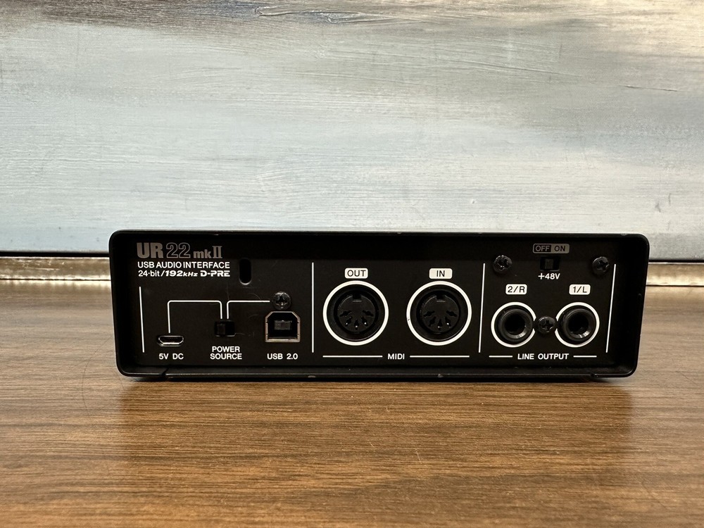Steinberg UR22 MKII 2x2 USB Audio Interface Untested Not Power Supply