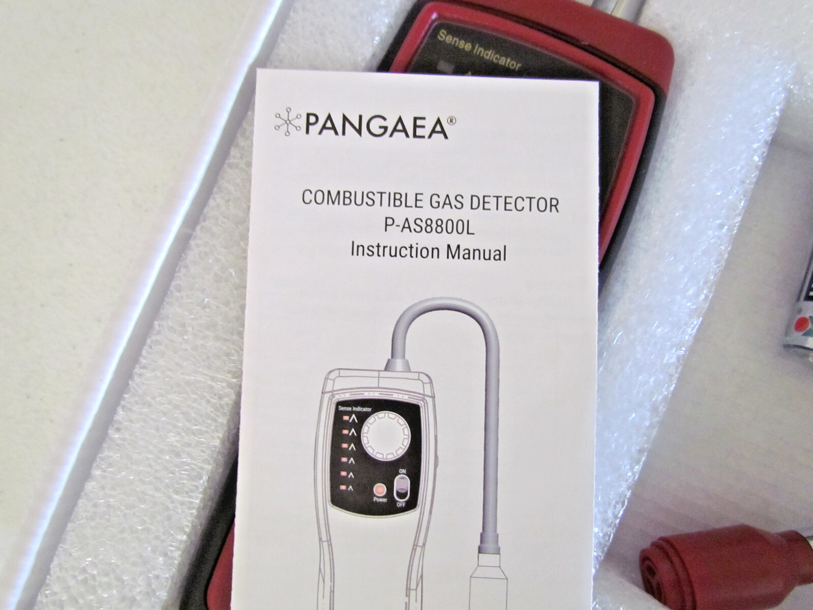 PANGAEA Gas Detector Portable Natural Gas Tester Detector Combustible P-AS8800L