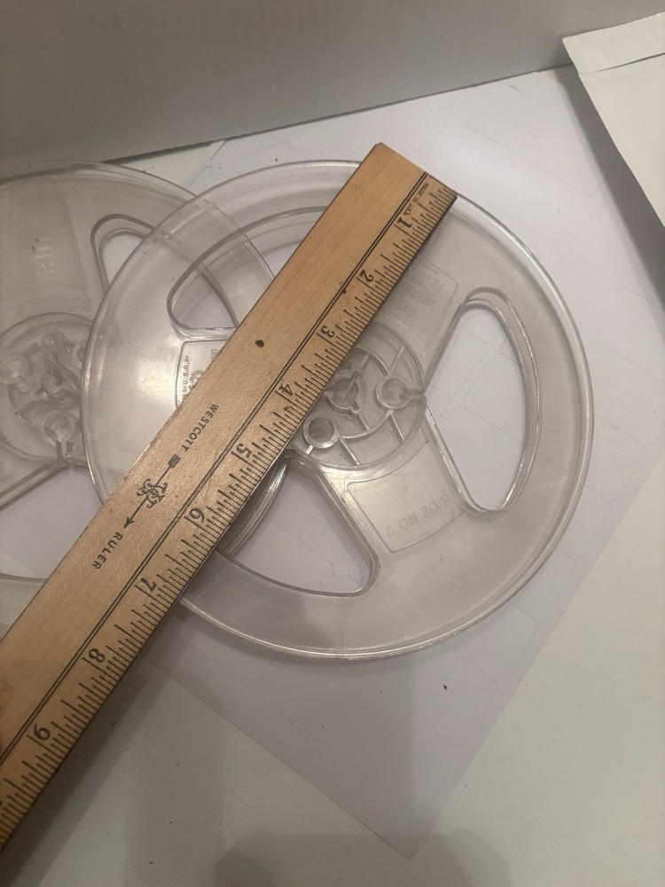 Pair Scotch Plastic Take Up Reel 7 Inch
