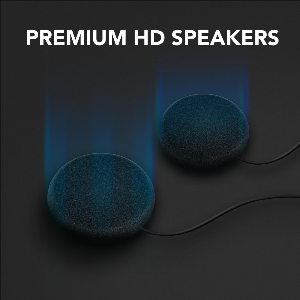 Motorcycle Communication System Mesh Bluetooth 5.2 Single Pack SPIDER-ST1-10