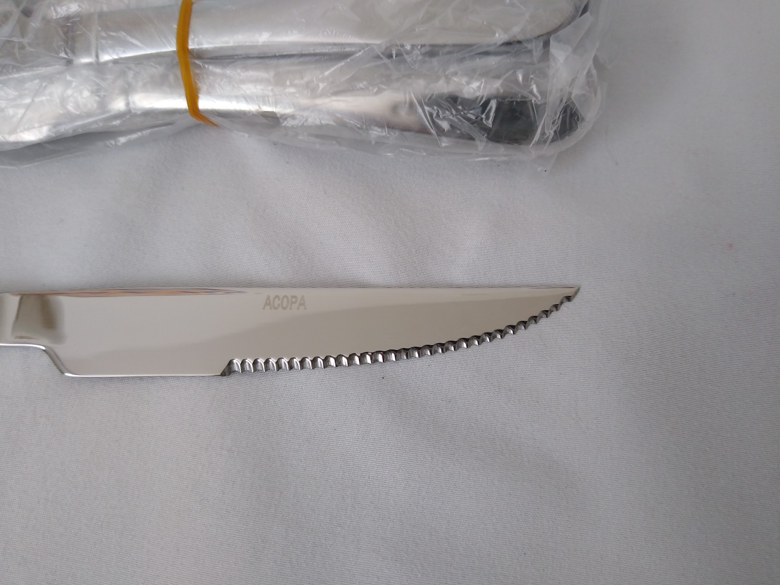 Acopa 18 0 Stainless Steel 9 in Steak Knife 11 Pack Benson Brigitte Flatware