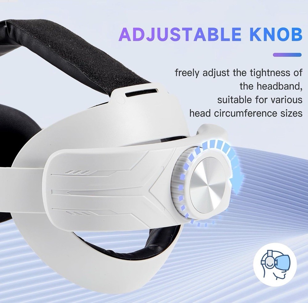 Head Strap Compatible with Meta/Oculus Quest 3 Accessories,