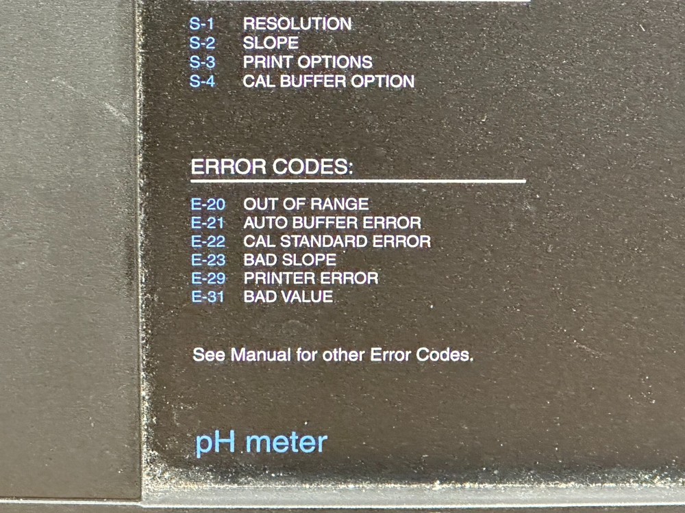 ORION MODEL 410 PH METER (mcF49)