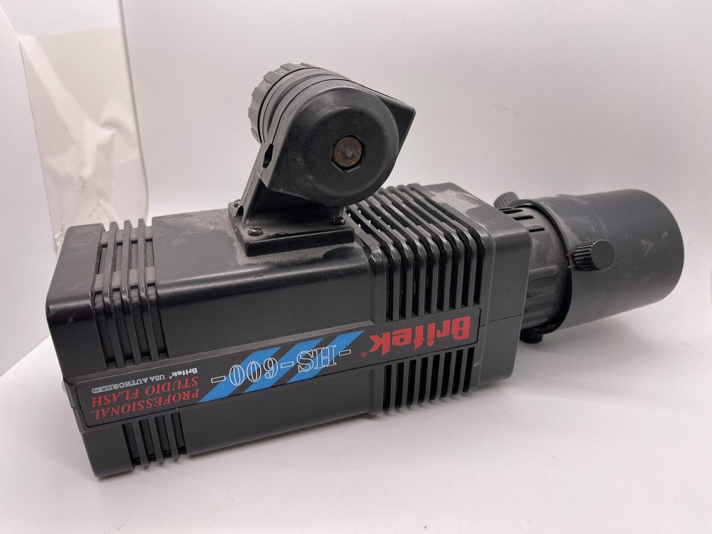 Britek HS-600 Professional Studio Flash Equipment Tested Works