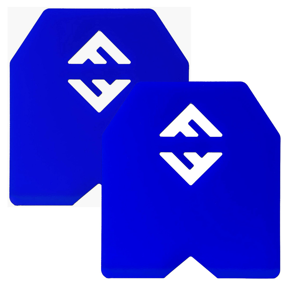 50 LB Weighted Vest Plates Set – 2x23.75 LB Steel Inserts for Rucking /Crossfit