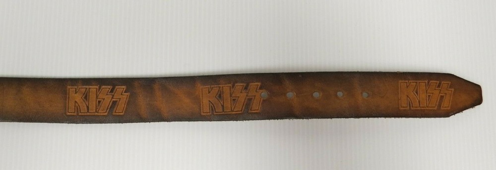 KISS VINTAGE 1970'S LEATHER BELT
