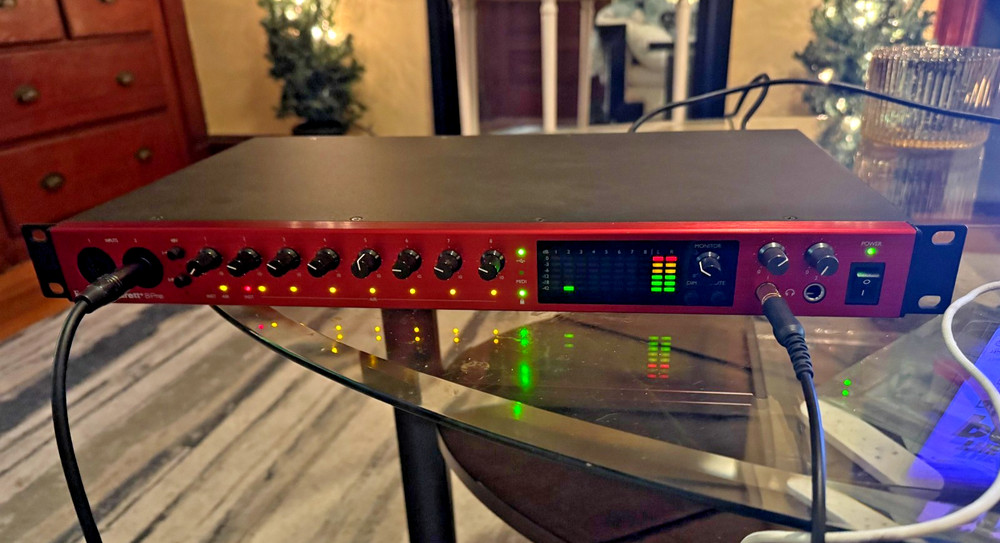 Focusrite Clarett+ 8Pre Rack Mountable USB-C Audio Interface (PLUS Version)