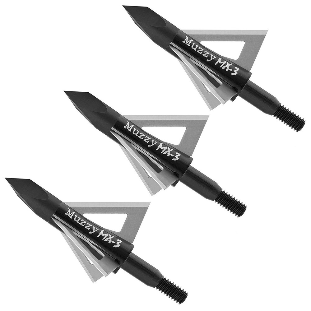 Muzzy MX-3 3-Blade Broadhead 3-Pack - 100 Grain
