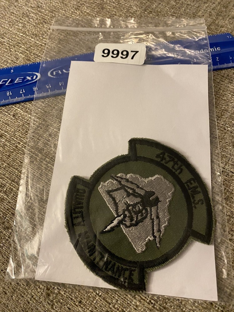 USAF 47th EMS SQUADRON PATCH US Air Force Quality Maintenance INV9997