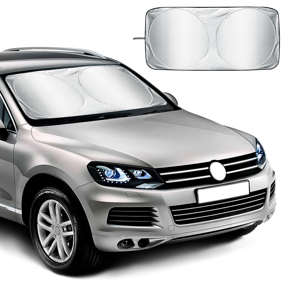 64*33.8"inch Windshield Sun Shade Front Window Screen Visor US Cover Protector