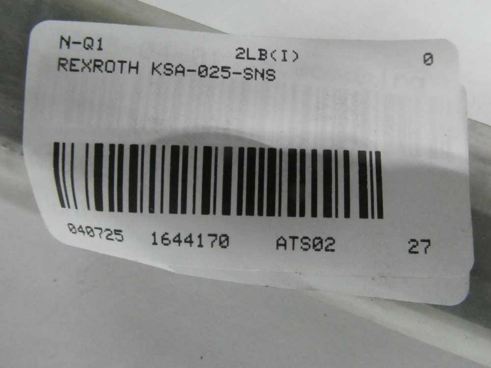 Rexroth KSA-025-SNS Linear Guide 381mm