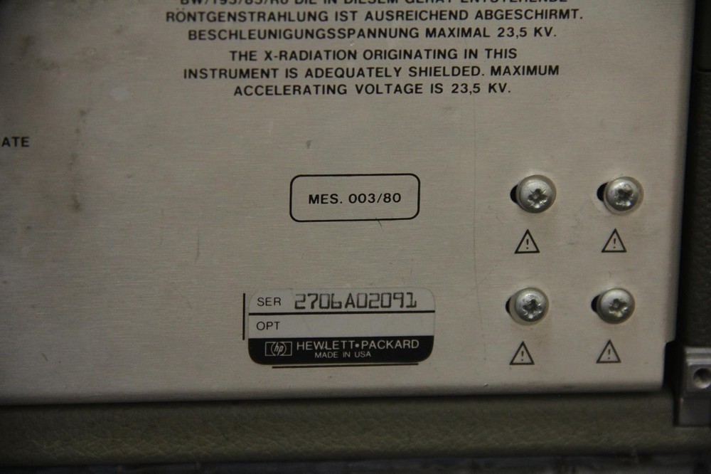 HP HEWLETT PACKARD 8757A Scalar Network Analyzer