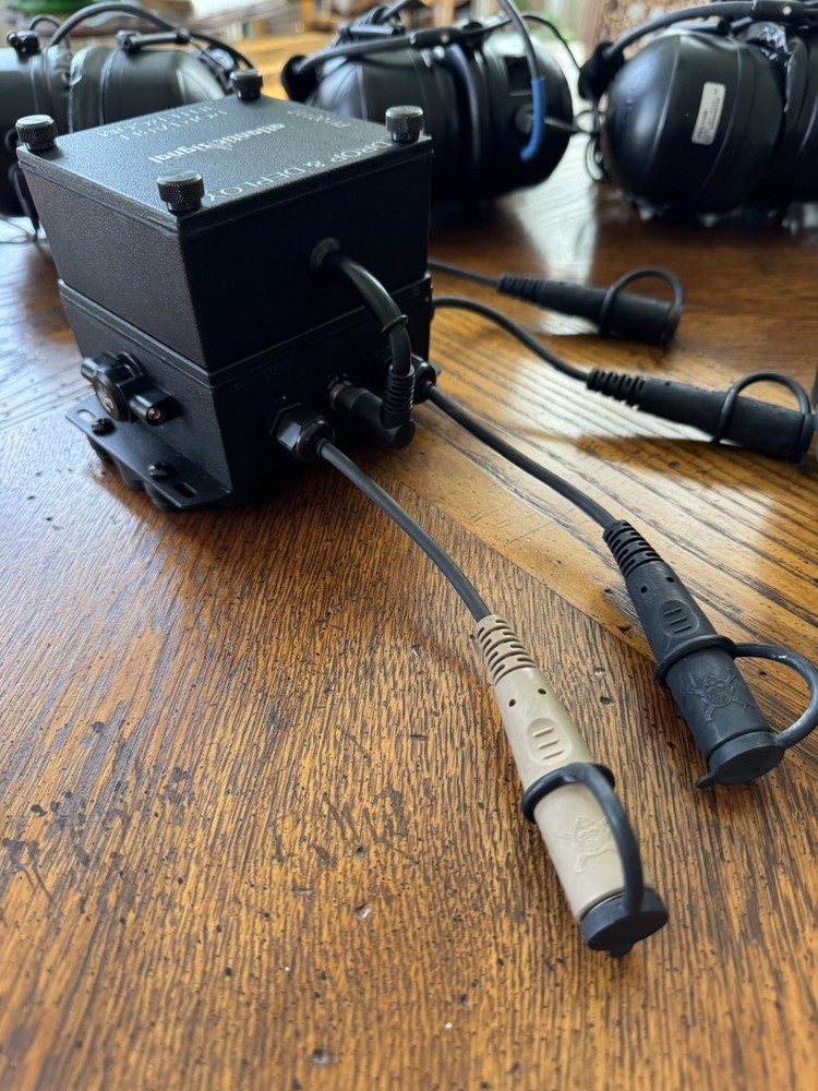 Atlantic Signal Drop & Deploy Portable Intercom System With 6 Peltor Headsets