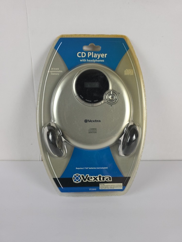 Vintage Vextra CD Player NEW/SEALED Programmable Memory Silver
