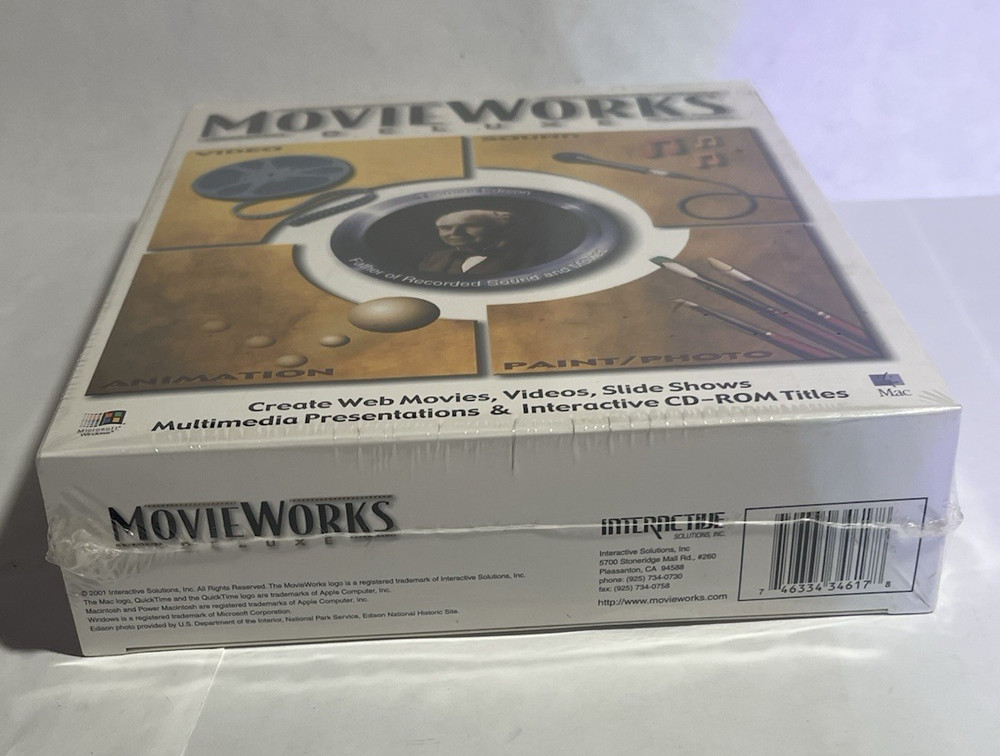 MovieWorks Deluxe Version Macintosh/Windows Slide Shows Presentations